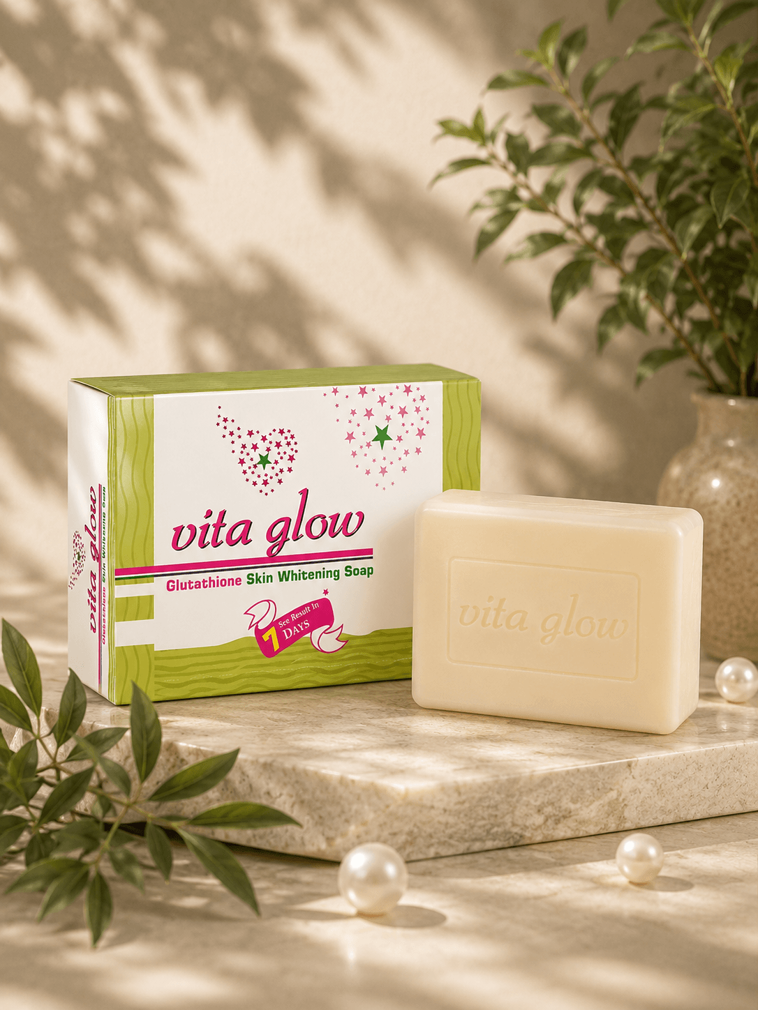 Vita Glow Glutathione Skin Whitening Soap